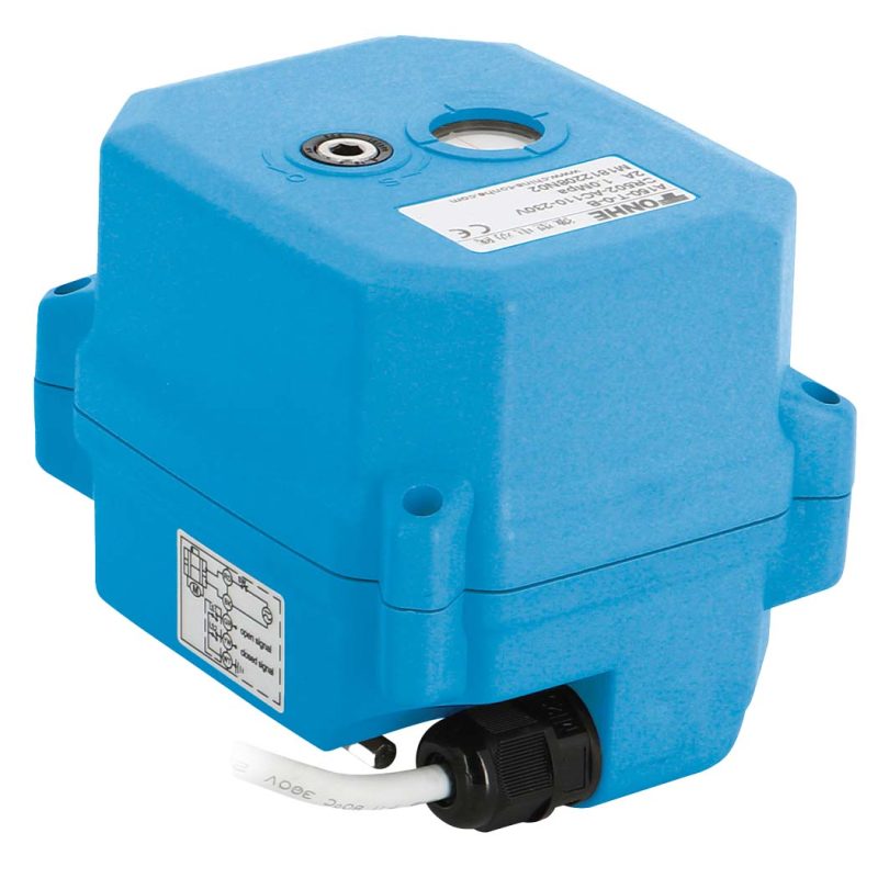 Електрическа задвижка Т15 - 90° 12V - 24V