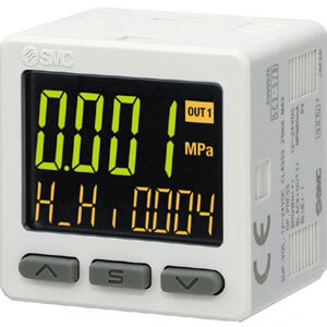 ZSE20(F), Digital Pressure Switch, 3-Screen/3-Colour Display, Compound and Vacuum Pressure