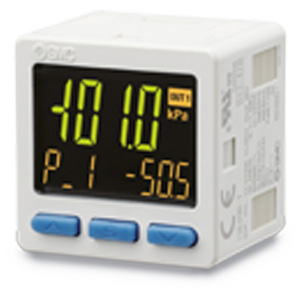 ZSE20B(F), High-Precision Digital Pressure Switch, 3-Screen Display (IP65)
